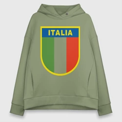 Женское худи Oversize хлопок Италия