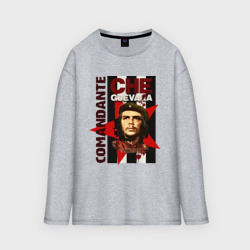 Женский лонгслив oversize хлопок Che Guevara 4