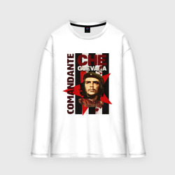 Женский лонгслив oversize хлопок Che Guevara 4