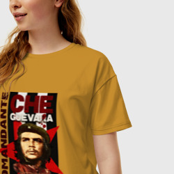 Женская футболка хлопок Oversize Che Guevara 4 - фото 2