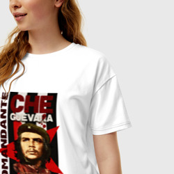 Женская футболка хлопок Oversize Che Guevara 4 - фото 2