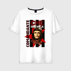 Женская футболка хлопок Oversize Che Guevara 4