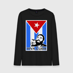 Мужской лонгслив хлопок Viva, Cuba!