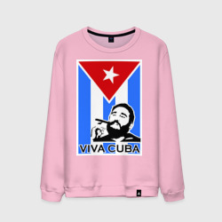 Мужской свитшот хлопок Viva, Cuba!