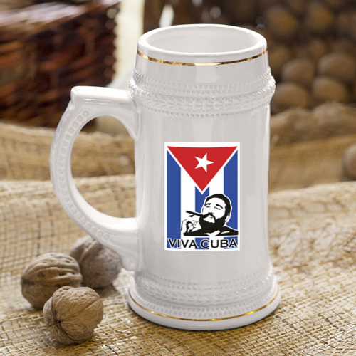 Кружка пивная Viva, Cuba! - фото 4