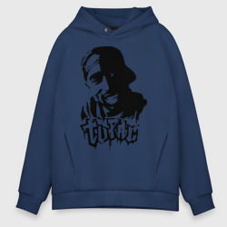 Мужское худи Oversize хлопок 2pac силуэт