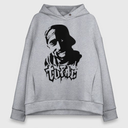 Женское худи Oversize хлопок 2pac силуэт