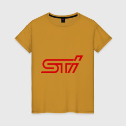 Женская футболка хлопок STI