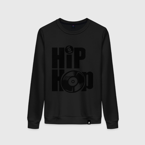 Женский свитшот хлопок Hip-Hop (2), цвет черный