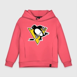 Детское худи Oversize хлопок Pittsburgh Penguins