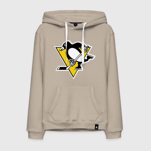 Мужская толстовка хлопок Pittsburgh Penguins, цвет миндальный