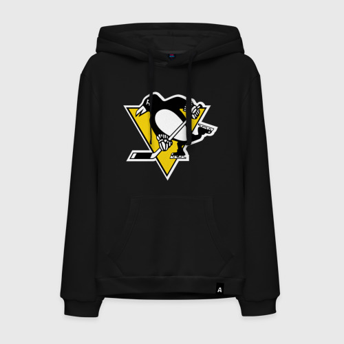 Мужская толстовка хлопок Pittsburgh Penguins, цвет черный