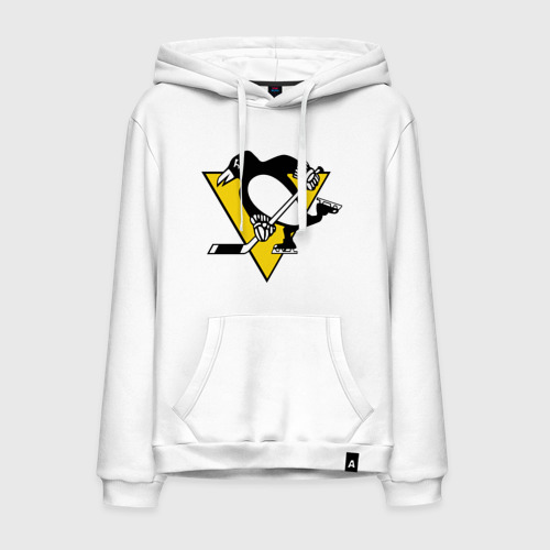 Мужская толстовка хлопок Pittsburgh Penguins, цвет белый