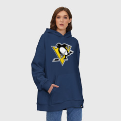 Худи SuperOversize хлопок Pittsburgh Penguins - фото 2