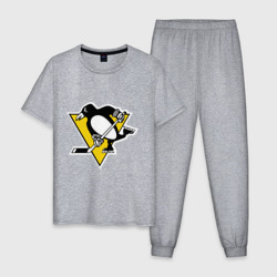 Мужская пижама хлопок Pittsburgh Penguins