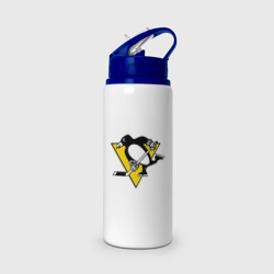 Бутылка для воды с трубочкой Pittsburgh Penguins
