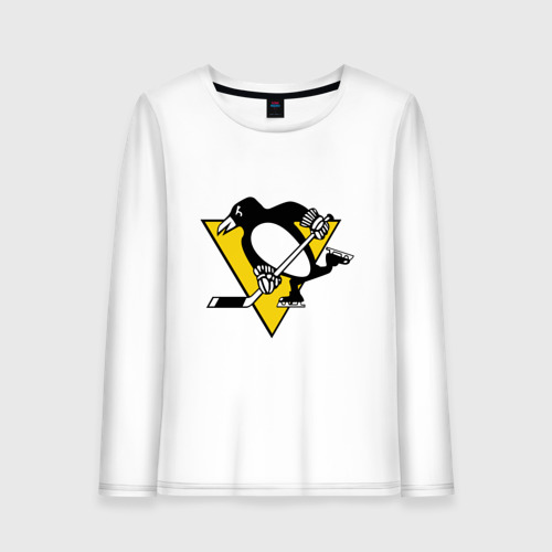 Женский лонгслив хлопок Pittsburgh Penguins