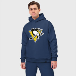 Мужской костюм oversize хлопок Pittsburgh Penguins - фото 2