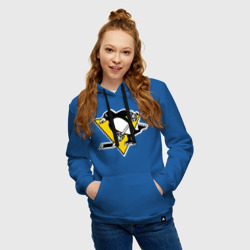 Женская толстовка хлопок Pittsburgh Penguins - фото 2