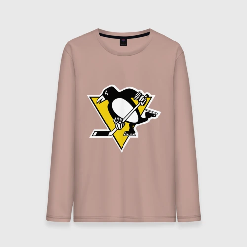 Мужской лонгслив хлопок Pittsburgh Penguins