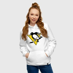 Женская толстовка хлопок Pittsburgh Penguins - фото 2