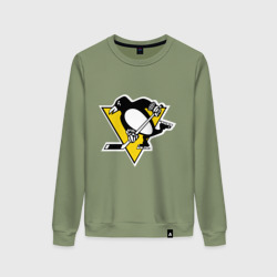 Женский свитшот хлопок Pittsburgh Penguins