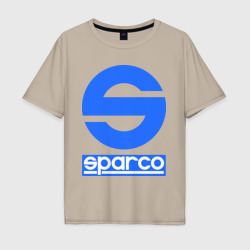 Мужская футболка хлопок Oversize Sparco Спарко