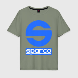 Мужская футболка хлопок Oversize Sparco Спарко