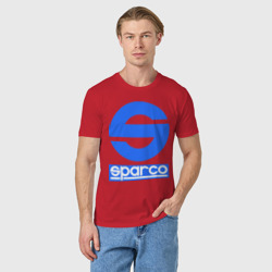 Мужская футболка хлопок Sparco Спарко - фото 2