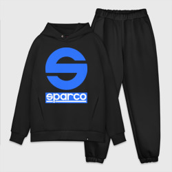 Мужской костюм oversize хлопок Sparco Спарко