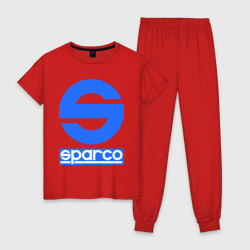 Женская пижама хлопок Sparco Спарко