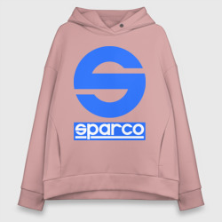 Женское худи Oversize хлопок Sparco Спарко