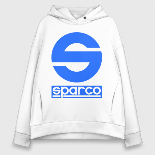 Женское худи Oversize хлопок Sparco Спарко