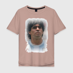 Мужская футболка хлопок Oversize Diego Maradona 2