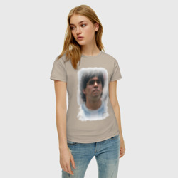 Женская футболка хлопок Diego Maradona 2 - фото 2