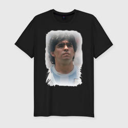Diego Maradona 2 – Мужская футболка хлопок Slim с принтом купить