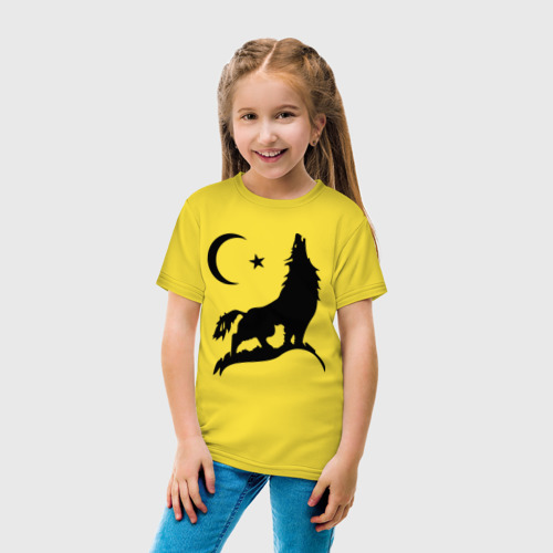 Детская футболка хлопок Кавказ (3), цвет желтый - фото 5