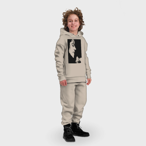 Детский костюм хлопок Oversize Michael Jackson 14, цвет миндальный - фото 3