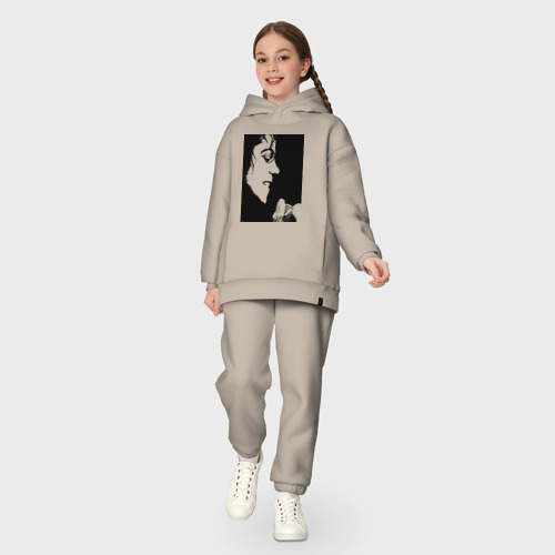 Детский костюм хлопок Oversize Michael Jackson 14, цвет миндальный - фото 5