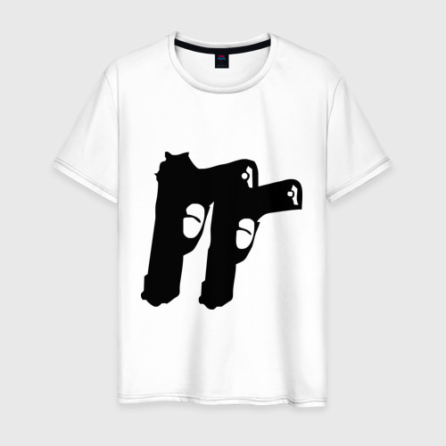 Мужская футболка хлопок Пистолеты