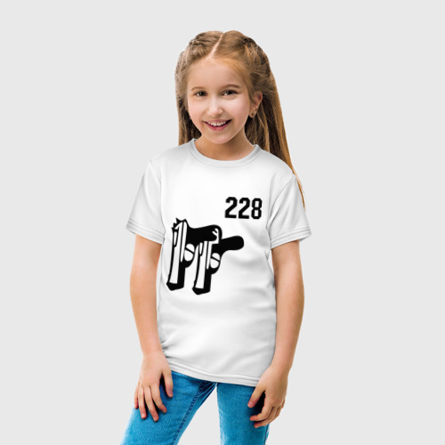 Детская футболка хлопок 228 (2), цвет белый - фото 5