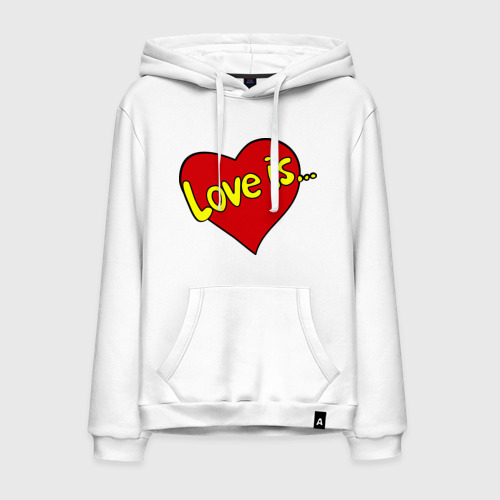 Мужская толстовка хлопок Love is... Фото 01 Мужская толстовка хлопок Love is... Фото 01