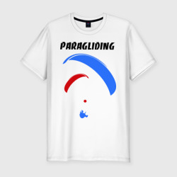 Paragliding – Мужская футболка хлопок Slim с принтом купить