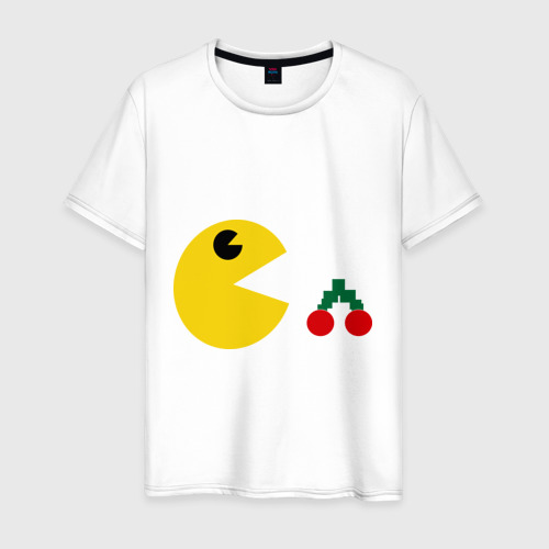 Мужская футболка хлопок Pac-Man, цвет белый