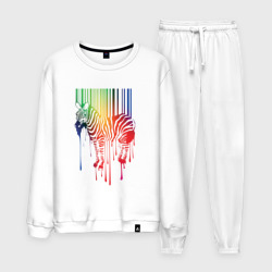 Мужской костюм хлопок Color zebra