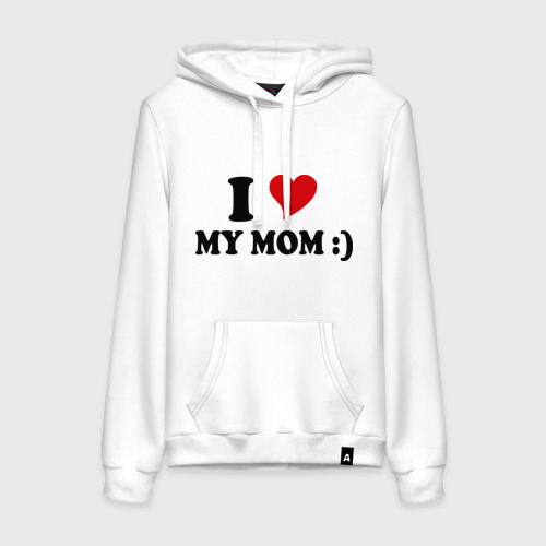 Женская толстовка хлопок I love my mom