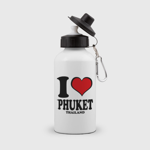 Бутылка спортивная I love Phuket