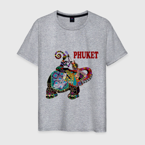 Мужская футболка хлопок Phuket (4), цвет меланж