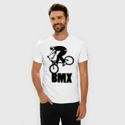 Мужская футболка хлопок Slim BMX 3 - фото 2