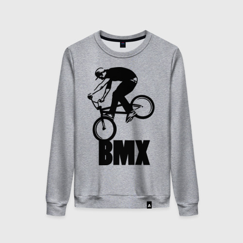 Женский свитшот хлопок BMX 3, цвет меланж